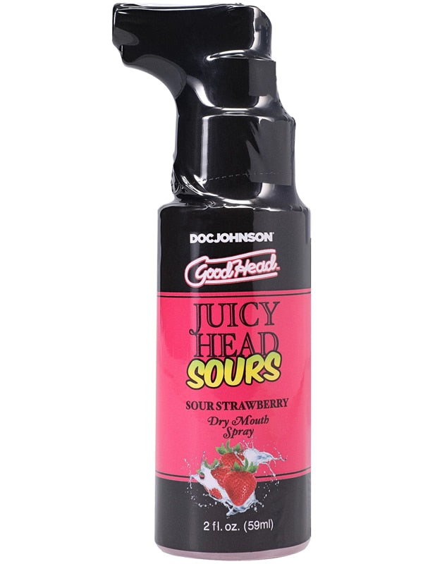 GoodHead - Juicy Head - Dry Mouth Spray - Sour Strawberry - 2 fl. oz. Doc Johnson