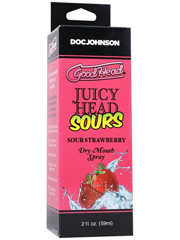GoodHead - Juicy Head - Dry Mouth Spray - Sour Strawberry - 2 fl. oz. Doc Johnson