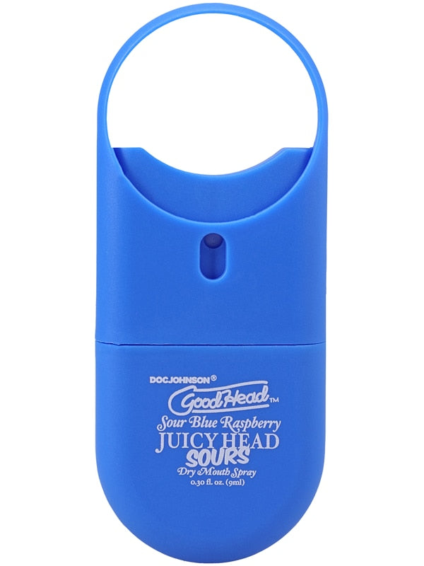 GoodHead - Juicy Head Dry Mouth Spray To-Go - Sour Blue Raspberry - .30 fl. oz. Doc Johnson