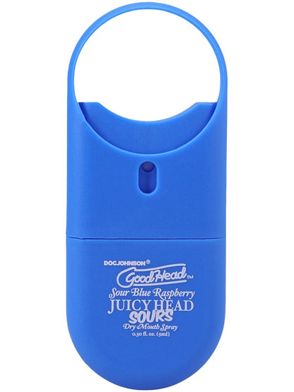 GoodHead - Juicy Head Dry Mouth Spray To-Go - Sour Blue Raspberry - .30 fl. oz. Doc Johnson