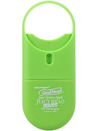 GoodHead - Juicy Head Dry Mouth Spray To-Go - Sour Green Apple - .30 fl. oz. Doc Johnson