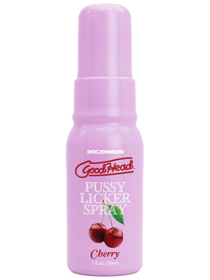 GoodHead Pussy Licker Spray - Cherry - Cherry Flavoured Spray - 29 ml Bottle Doc Johnson