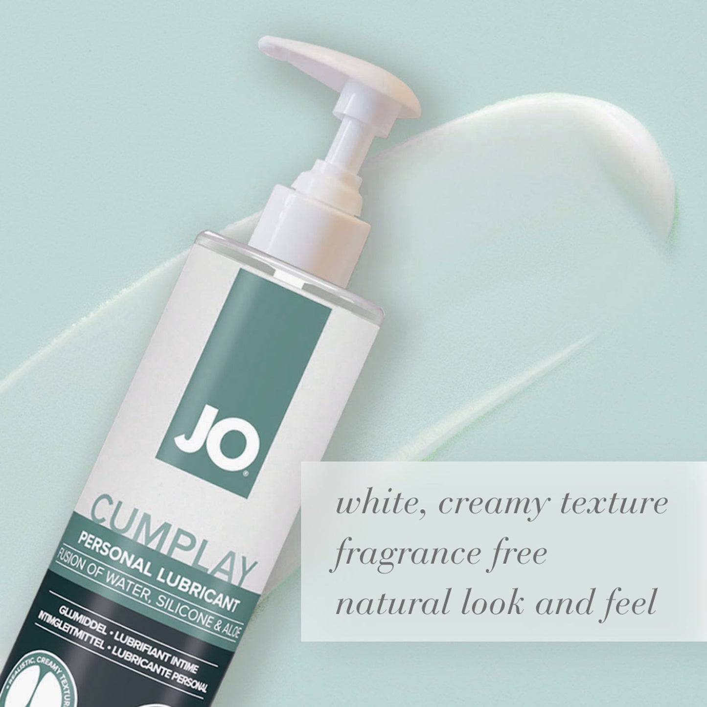 JO Cumplay Lube - 240 mL - Cum Style Lubricant - 240 ml Pump Bottle JO