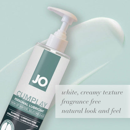 JO Cumplay Lube - 240 mL - Cum Style Lubricant - 240 ml Pump Bottle JO