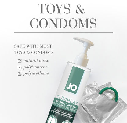 JO Cumplay Lube - 240 mL - Cum Style Lubricant - 240 ml Pump Bottle JO