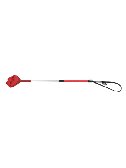 S&M Exs & Ohs Kiss Crop - Red Silicone Tipped Crop Whip Sportsheets