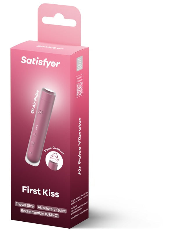 Satisfyer First Kiss - Pink USB Rechargeable Air Pulse Stimulator Satisfyer