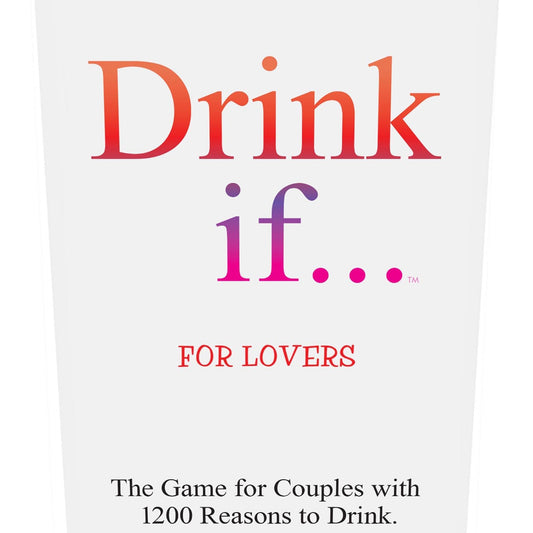 Drink If - For Lovers Kheper Games