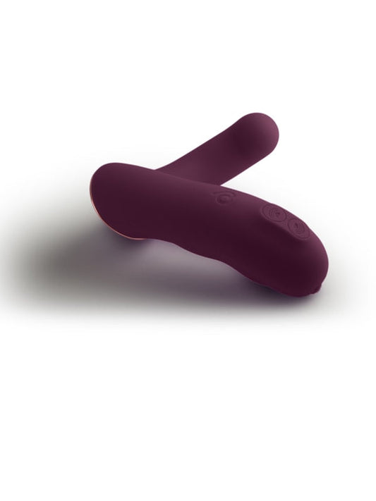Rocks Off Variety Burgundy dual motor vibrator - ClubX Australia
