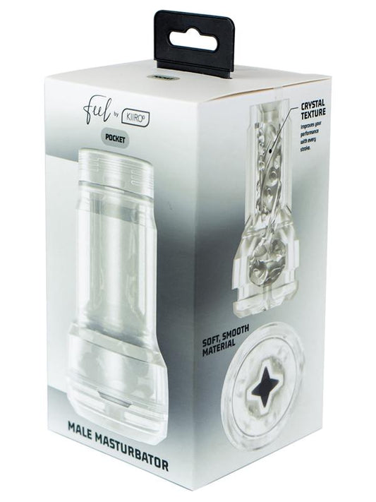 KIIROO Pocket Stroker Clear masturbator - ClubX Australia