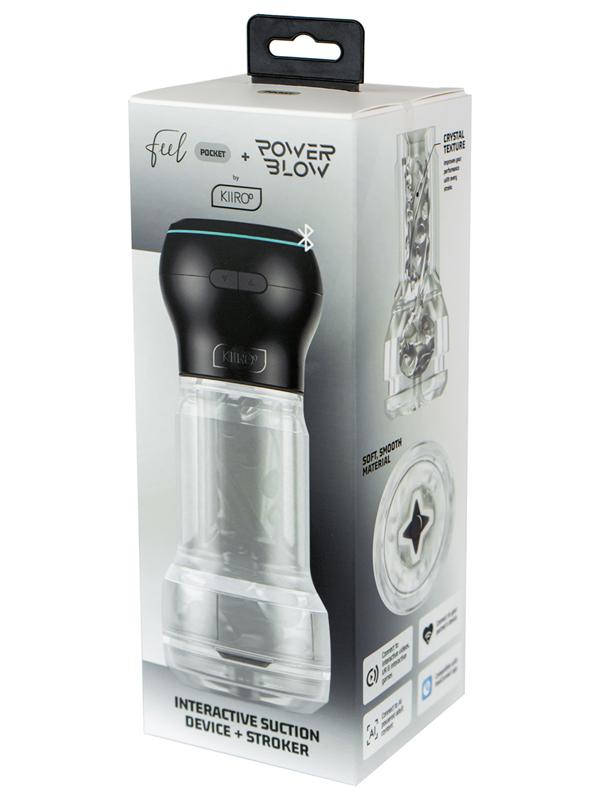 PowerBlow and Pocket Stroker Combo By KIIROO Clear Kiiroo