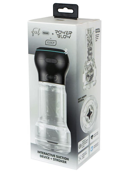 PowerBlow and Pocket Stroker Combo By KIIROO Clear Kiiroo
