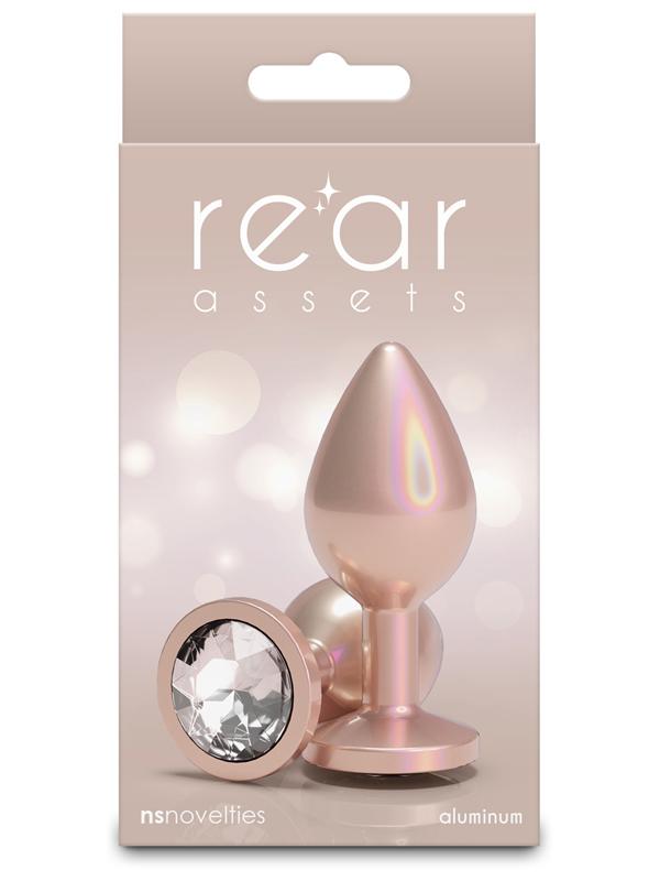 Rear Assets Iridescent Champagne Medium Clear NS Novelties
