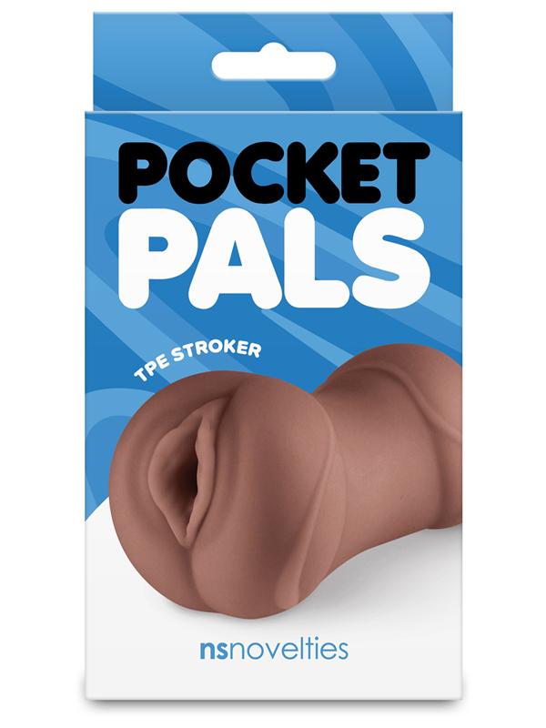 Pocket Pals Vagina Stroker Brown NS Novelties