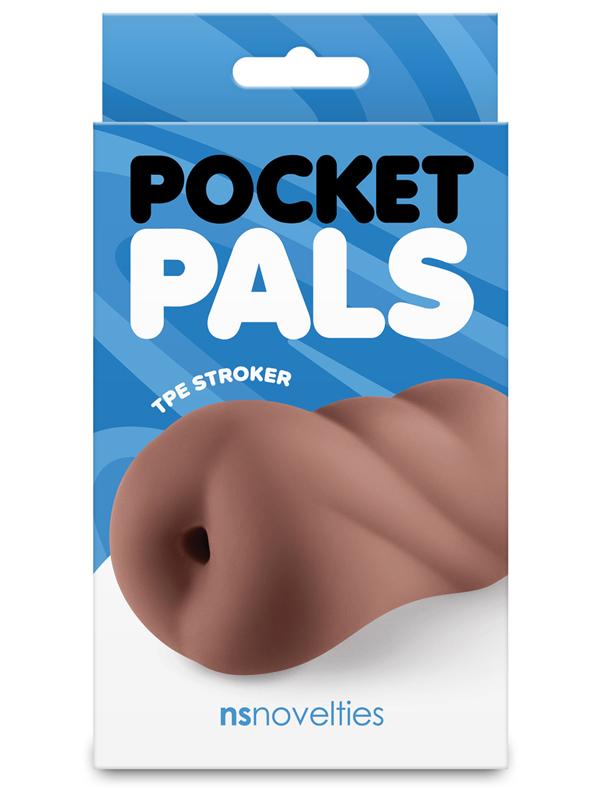 Pocket Pals Anal Stroker Brown NS Novelties
