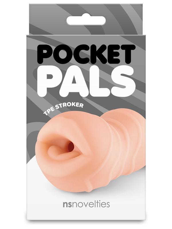 Pocket Pals Mouth Stroker Tan NS Novelties