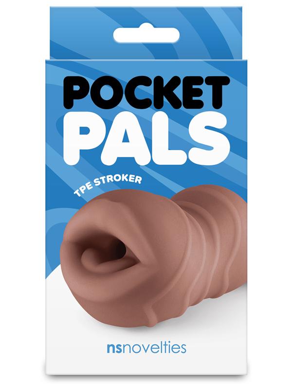 Pocket Pals Mouth Stroker Brown NS Novelties