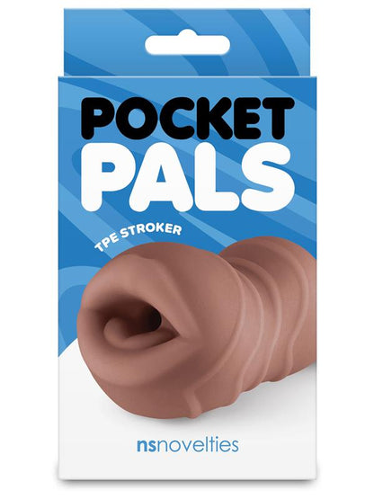 Pocket Pals Mouth Stroker Brown NS Novelties