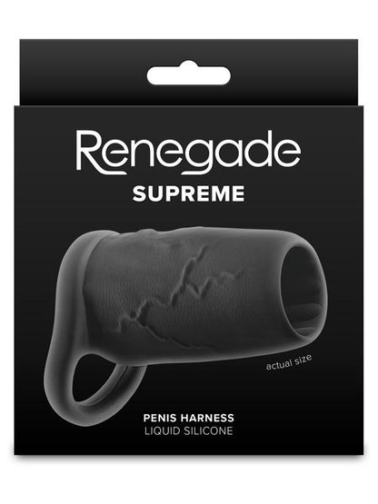 Renegade Supreme - Black - Black Penis Sleeve NS Novelties