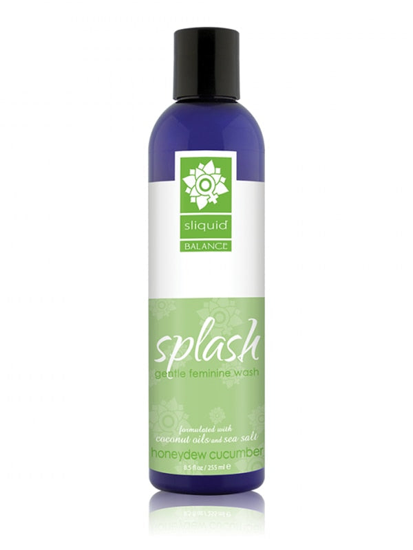 Sliquid Balance Splash Honeydew and Cucumber Gentle Feminine Wash 8.5oz Sliquid