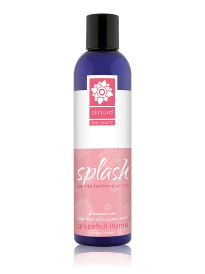 Sliquid Balance Splash Grapefruit and Thyme Gentle Feminine Wash 8.5oz Sliquid