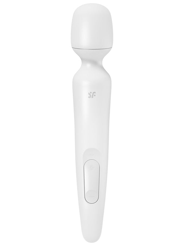 Satisfyer Wand-erland - White - White/Rose Gold USB Rechargeable Massage Wand Satisfyer