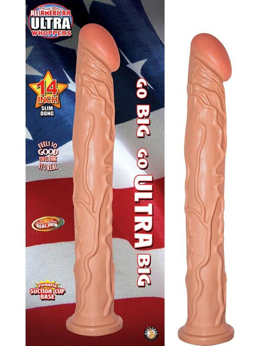 All American Ultra Whopper 14 in. Slim Dong White Nasstoys
