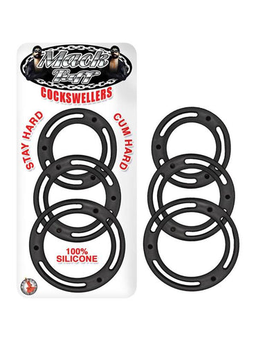Mack Tuff Cockswellers Silicone Erection Enhancer Black Nasstoys
