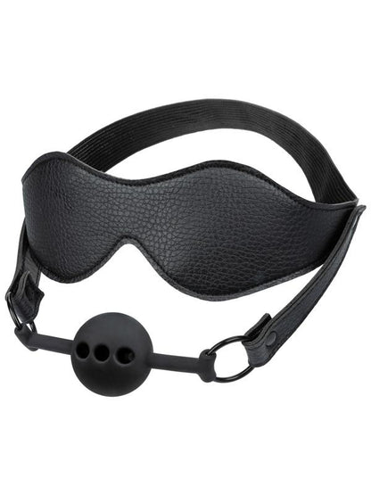 Nocturnal Collection Eye Mask and Breathable Ball Gag CalExotics