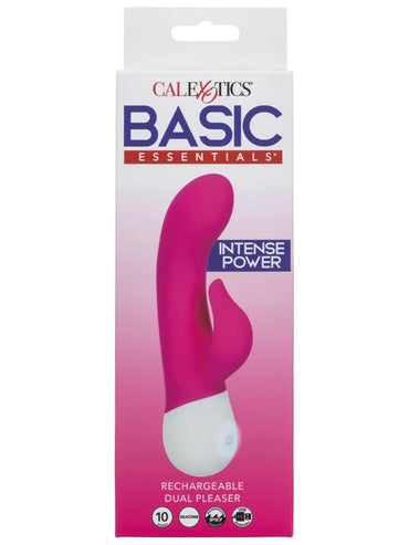CalExotics Basic Essentials Rechargeable Dual Pleaser - ClubX Australia