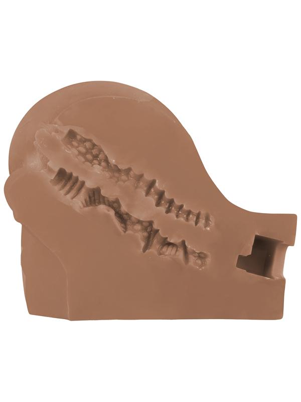 Stroke It Vibrating Twerking BBL - Brown CalExotics