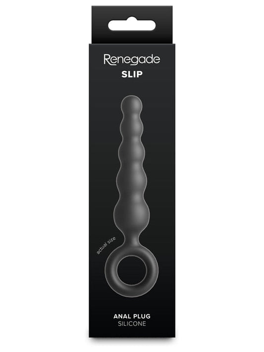 Renegade Slip anal beads Black - ClubX Australia
