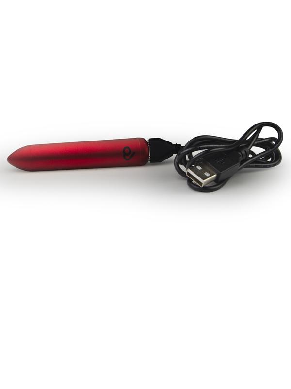 Poppy Red 16 Function Waterproof Rechargeable Bullet Rocks Off