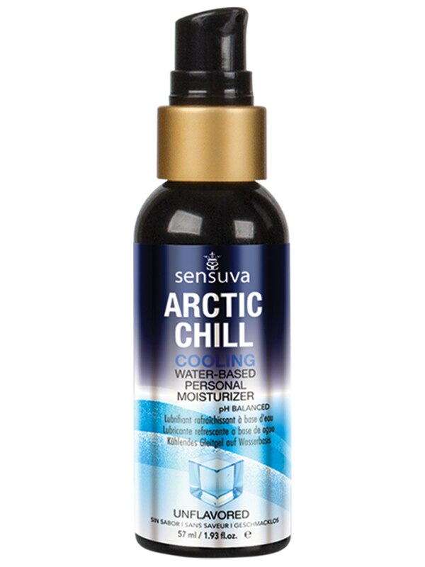 Arctic Chill Cooling Personal Moisturizer 2oz Sensuva