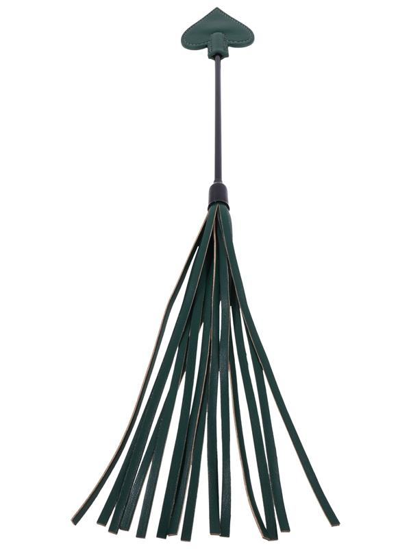 Sex & Mischief Indica Dual Impact Crop - Green Crop Whip Sportsheets
