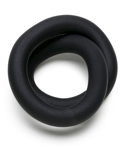 Hefty Wrap Ring 9 in. Black Perfect Fit