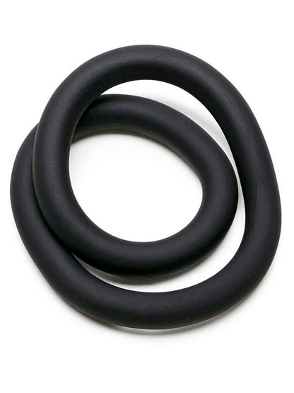 Hefty Wrap Ring 12  in. Black Perfect Fit