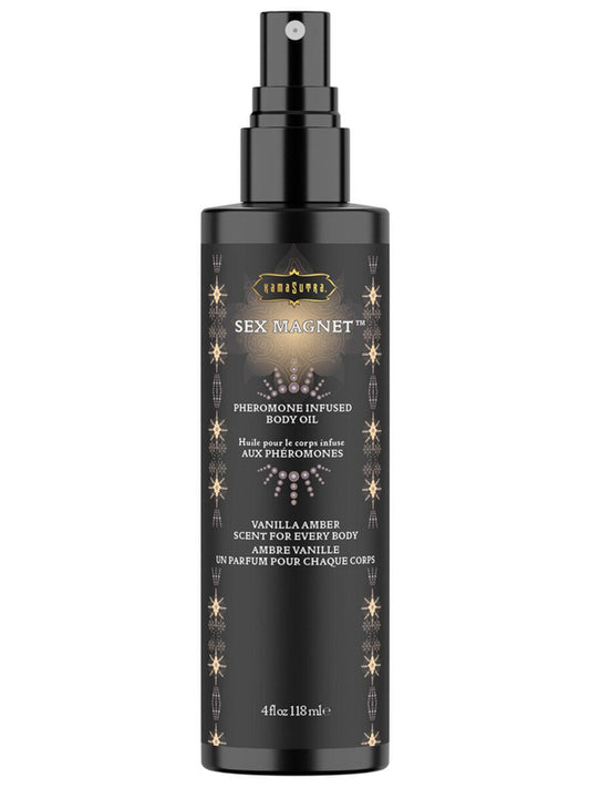 Sex Magnet Pheromone 4 oz/118 g Body Spray Vanilla Amber Kama Sutra