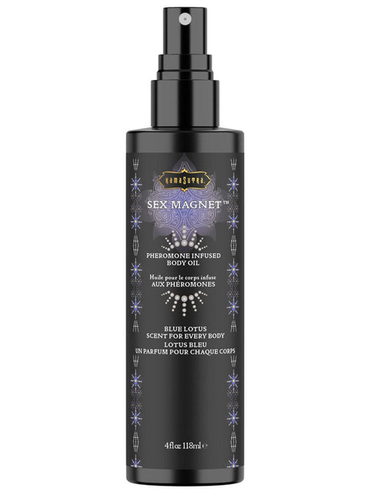 Sex Magnet Pheromone 4 oz/118 g Body Spray Blue Lotus Kama Sutra