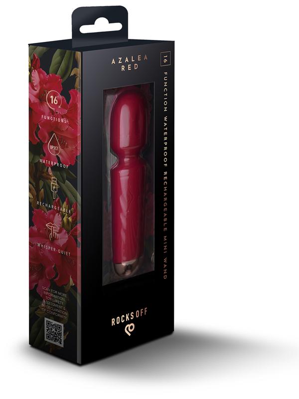 Rechargeable Mini Wand - Azalea Red Rocks Off