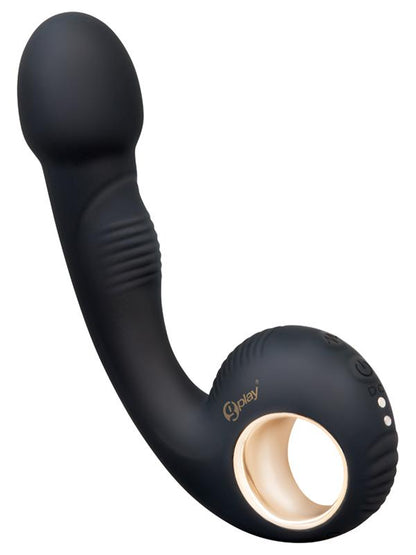 Bodywand G-Play Vibrating Squirt Trainer - Black 17 cm USB Rechargeable Vibrator Bodywand