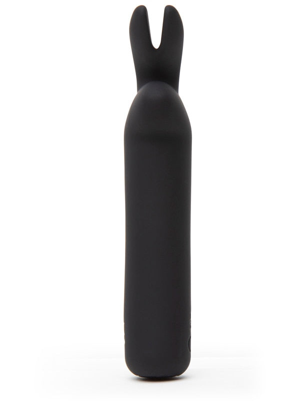 Happy Rabbit Rabbit Ears Bullet Vibrator Black Happy Rabbit