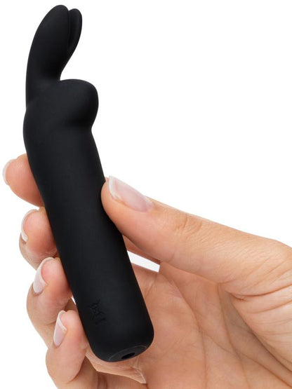 Happy Rabbit Rabbit Ears Bullet Vibrator Black Happy Rabbit