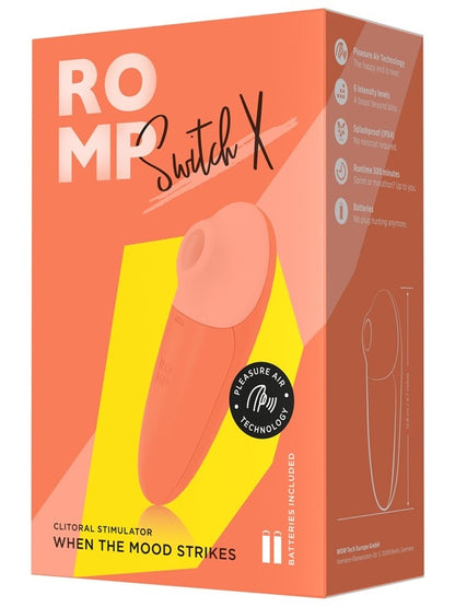 ROMP Switch X Clitoral Stimulator – Orange Romp