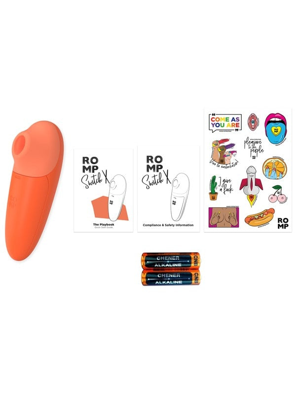 ROMP Switch X Clitoral Stimulator – Orange Romp