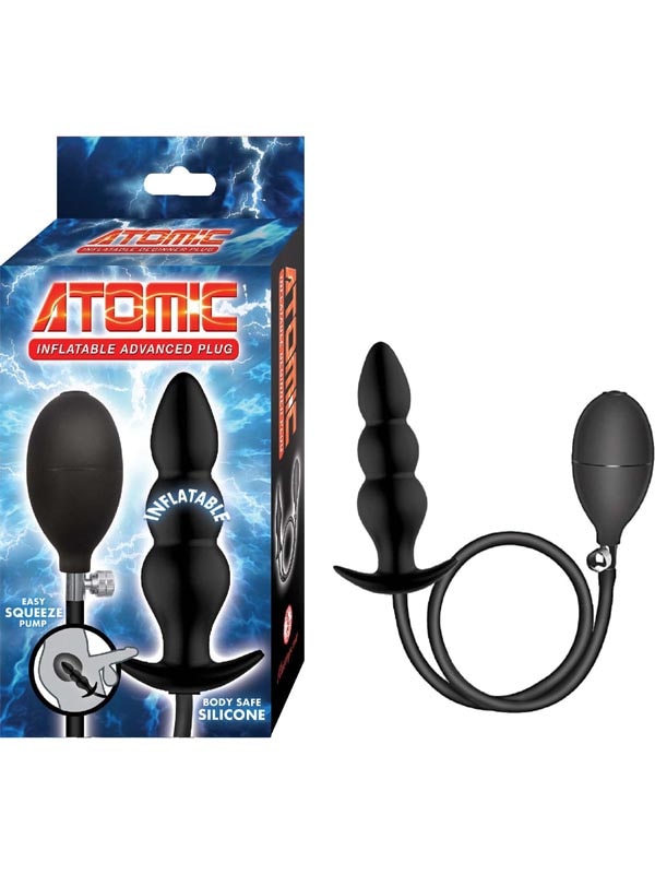 Atomic Inflatable Advanced Plug Black Nasstoys