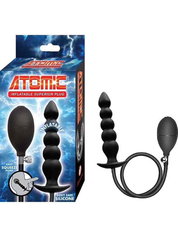 Atomic Inflatable Superior Plug Black Nasstoys