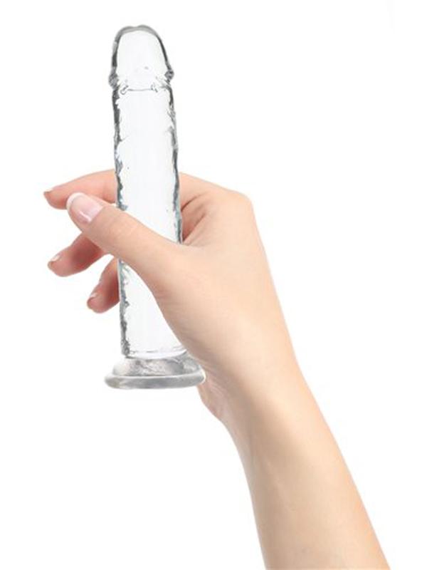 Crystal Addiction - Vertical Dong Clear 7" TPE BMS Factory