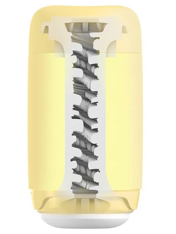 Tenga Puffy Custard Yellow Tenga
