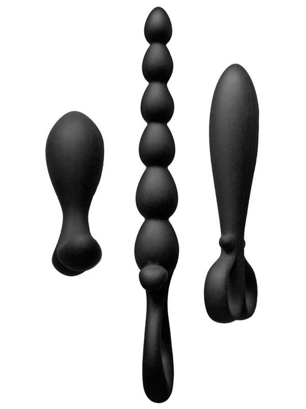 Trio Deluxe Anal Exploration-Black Nasstoys